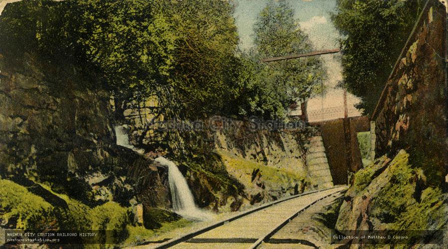 Postcard: Along the Central Vermont Railroad, Monson, Massachusetts
